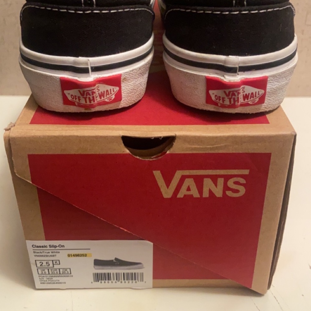 Kids unisex vans. Worn once.